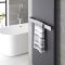 Radiador de Diseño Vertical con Barra Portatoallas de 620mm - 1800mm x 600 mm - Antracita - Rubi