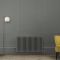 Radiador Tradicional Horizontal con Columnas Triples - Disponible en Distintos Acabados Grises y Medidas - Regent