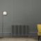 Radiador Tradicional Horizontal con Columnas Triples - Disponible en Distintos Acabados Grises y Medidas - Regent