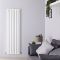 Radiador de Diseño Vertical (Panel Único) 1600mm x 472mm - Blanco - Revive