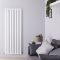 Radiador de Diseño Vertical Blanco -  1600mm x 590mm (Panel Doble) - Revive