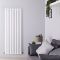 Radiador de Diseño Vertical (Panel Único) 1600mm x 590mm - Blanco - Revive