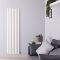 Radiador de Diseño Vertical (Panel Único) - 1600mm x 472 mm - Blanco - Savy