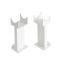 Conjunto de Montaje a Suelo Para Radiadores Sloane y Savy con Columnas en Blanco