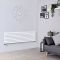 Radiador de Diseño Horizontal (Panel Doble) - 472mm x 1600 mm - Blanco - Sloane
