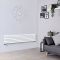 Radiador de Diseño Horizontal (Panel Doble) - 354mm x 1600 mm - Blanco - Sloane