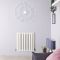 Radiador de Diseño Horizontal (Panel Doble) - 635mm x 590 mm - Blanco - Sloane