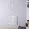 Radiador de Diseño Horizontal (Panel Único) 635mm x 590mm - Blanco - Revive