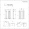 Radiador de Diseño Horizontal (Panel Doble) 635mm x 413mm - Blanco - Revive