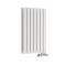 Radiador de Diseño Horizontal con Conexión Central (Panel Doble) - 635mm x 413 mm - Blanco - Revive Caldae