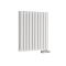 Radiador de Diseño Horizontal con Conexión Central (Panel Doble) - 635mm x 590 mm - Blanco - Revive Caldae