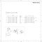 Radiador de Diseño Horizontal (Panel Doble) 635mm x 1000mm - Blanco - Revive