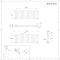 Radiador de Diseño Horizontal (Panel Doble) 400mm x 1180mm - Blanco - Revive