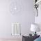 Radiador de Diseño Horizontal con Paneles Planos (Panel Doble) 635mm x 420mm - Blanco - Delta