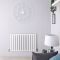 Radiador de Diseño Horizontal con Panel Plano - Panel Doble - 635mm x 980mm - Blanco - Delta