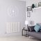 Radiador de Diseño Eléctrico Horizontal - Blanco - 635mm x 980mm x 46mm - Elemento Termostático de 800W - Delta - ECOSO de Hudson Reed