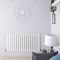 Radiador de Diseño Horizontal con Paneles Planos (Panel Único) 635mm x 1190mm - Blanco - Delta