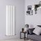 Radiador de Diseño Blanco con Panel Vertical de 1780mm - Rombo - Disponible en Distintas Medidas
