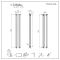Radiador de Diseño Vertical (Panel Doble) 1600mm x 280mm - Blanco - Delta