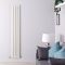 Radiador de Diseño Vertical (Panel Doble) 1600mm x 280mm - Blanco - Delta