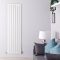 Radiador de Diseño Vertical (Panel Único) 1600mm x 490mm - Blanco - Delta
