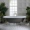 Bañera Exenta Tradicional Bañera Exenta Tradicional con Borde Redondeado - 1795mm x 785mm - Disponible en Distintos Acabados Metalizados  y con Patas en Distintos Acabados  - Legend