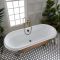 Bañera Exenta Tradicional Bañera Exenta Tradicional con Borde Redondeado - 1795mm x 785mm - Disponible en Distintos Acabados Metalizados  y con Patas en Distintos Acabados  - Legend