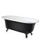 Bañera Exenta Tradicional con Borde Redondeado - 1730mm x 780mm - Selección de Bañeras en Distintos Colores y con Patas en Distintos Acabados - Richmond