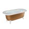 Bañera Exenta Tradicional con Borde Redondeado - 1730mm x 780mm - Disponible en Distintos Acabados Metalizados  y con Patas en Distintos Acabados  - Richmond
