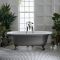 Bañera Exenta Tradicional con Borde Redondeado - 1730mm x 780mm - Disponible en Distintos Acabados Metalizados  y con Patas en Distintos Acabados  - Richmond