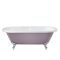 Bañera Acrílica Exenta en Estilo Antiguo con Borde Redondeado -  1780mm x 825mm -  Selección de Colores y Patas Disponibles en Distintos Acabados  - Legend