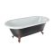 Bañera Acrílica Exenta en Estilo Antiguo con Borde Redondeado - 1780mm x 825mm - Disponible en Distintos Acabados Metalizados y con Patas en Distintos Acabados - Legend