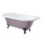 Bañera Exenta Tradicional con Sección de Apoyo Mural - 1685mm x 780mm -  Selección de Colores y Patas Disponibles en Distintos Acabados  - Richmond