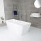 Bañera Exenta Rectangular Moderna 1615 x 720 x 585mm - Sandford