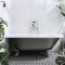 Bañera Exenta Tradicional de Esquina  1685mm x 750mm - Selección de Colores Metalizados, Patas en Distintos Acabados y en Versión Izquierda/Derecha - Legend