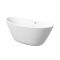 Bañera Exenta Moderna Oval Con Doble Respaldo - Disponible en Distintos Tamaños y con Selección de Rebosaderos en Distintos Acabados - Ashbury