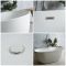 Bañera Exenta Moderna Oval Con Doble Respaldo  - Disponible en Distintos Tamaños y con Selección de Rebosadeos en Distintos Acabados - Otterton