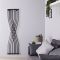 Radiador de Diseño Vertical - 1800mm x 450 mm - Negro Mate - Delta