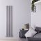 Radiador de Diseño Vertical (Panel Doble) - 1800mm x 354 mm - Plateado - Revive