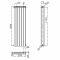 Radiador de Diseño Vertical (Panel Doble) - 1800mm x 354 mm - Plateado - Revive