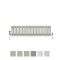Radiador Tradicional Horizontal con Columnas Triples - Disponible en Distintos Acabados Neutros y Medidas - Regent