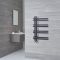 Radiador Toallero de Diseño - 800mm x 500mm - Antracita - Tika