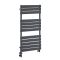 Radiador Toallero Mixto Antracita  - 1200mm x 600mm - incl. Elemento Eléctrico de 800W y Llaves - Lustro