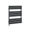 Radiador Toallero Eléctrico de Diseño - Antracita con Panel Plano - 825mm x 600mm - Lustro