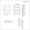 Radiador Toallero Plano - Blanco - Aluminio - 790mm x 500mm x 36mm - 379 Vatios - Gradus