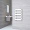 Radiador Toallero Plano - Blanco - Aluminio - 790mm x 500mm x 36mm - 379 Vatios - Gradus