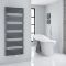 Radiador Toallero - Curvo - con Conexión Central - 1533mm x 600mm - Antracita - Arch