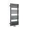 Radiador Toallero con Conexión Central - Curvo - Negro - 1000mm x 500mm - Arch