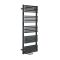 Radiador Toallero con Conexión Central - Curvo - Negro - 1269mm x 500mm - Arch