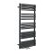 Radiador Toallero con Conexión Central - Curvo - Negro - 1269mm x 600mm - Arch